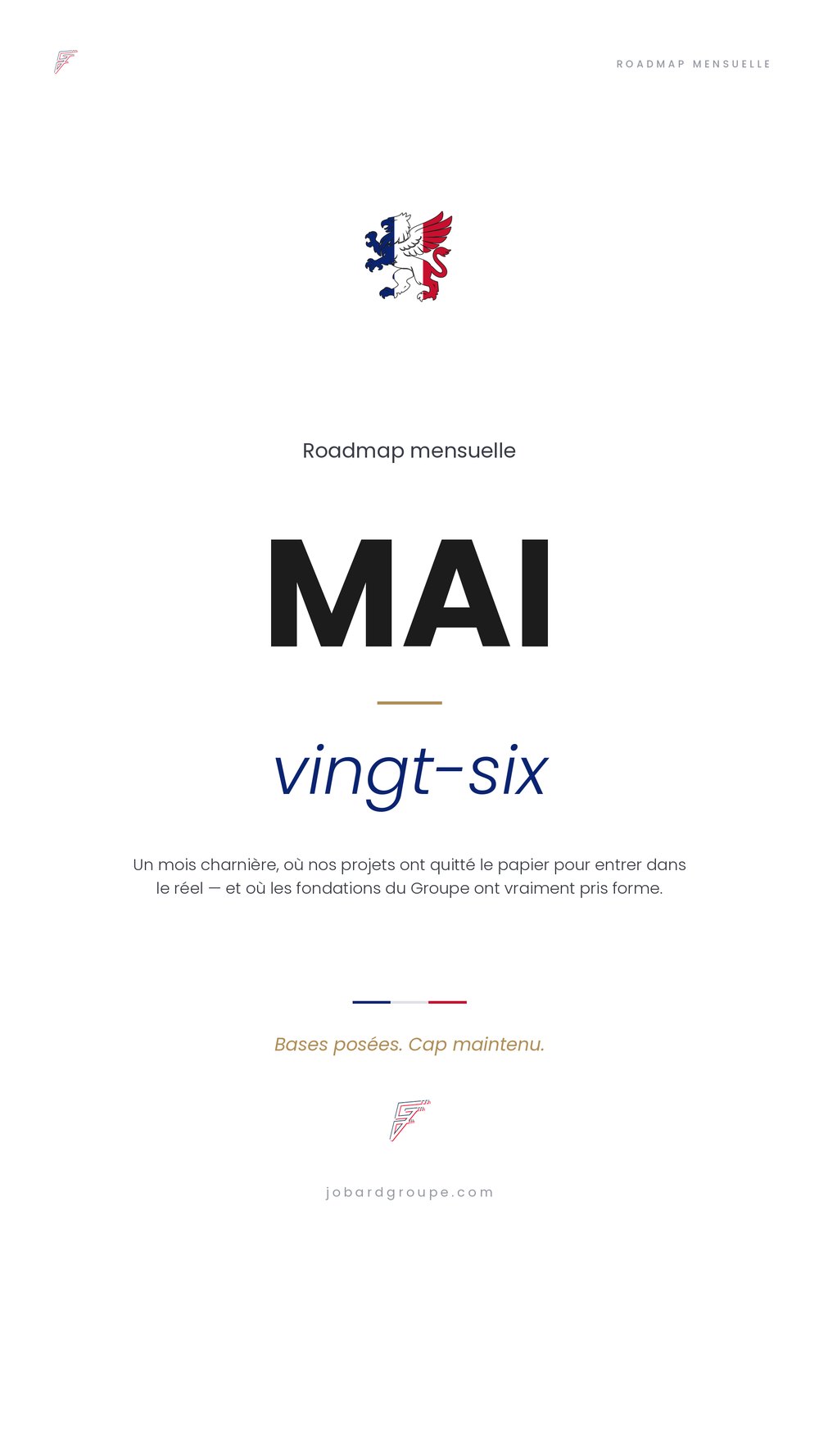 Roadmap Mai 2026 — couverture